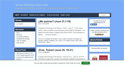 Desktop Screenshot of bibliayvida.com