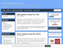 Tablet Screenshot of bibliayvida.com